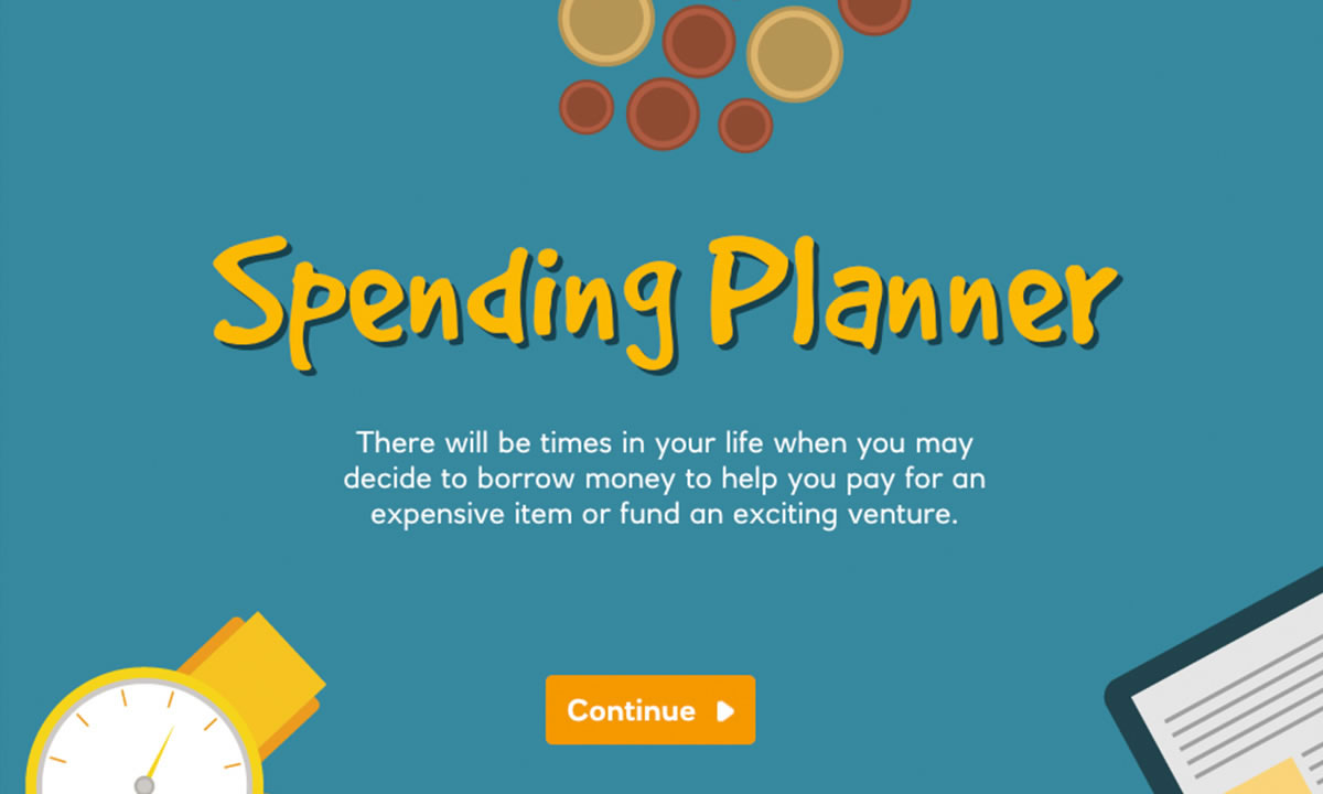 Interactive for When might I need to borrow money?