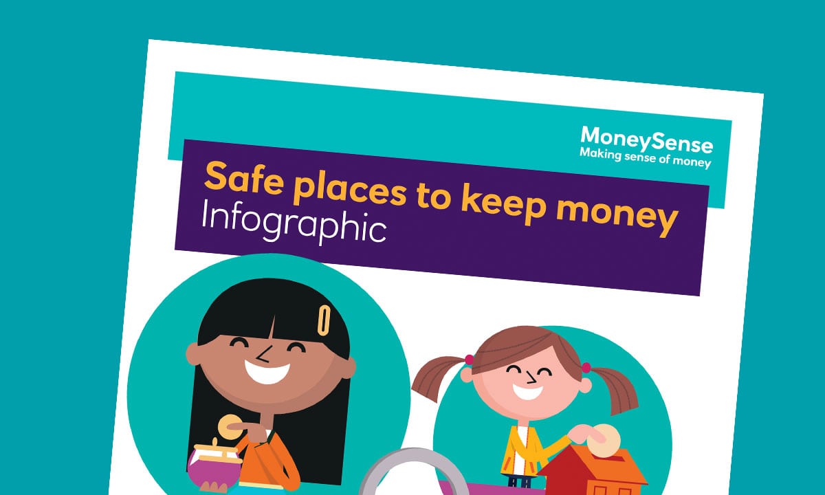 Infographic for Where can I keep my money safe?