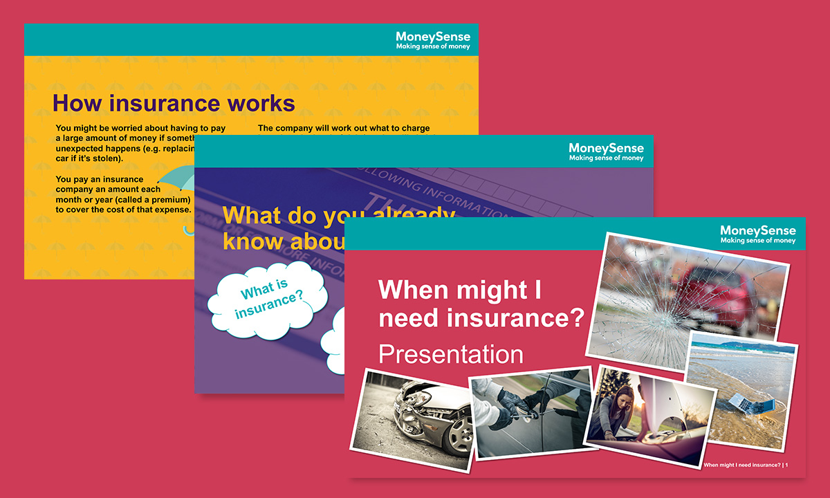 Presentation for When might I need insurance?