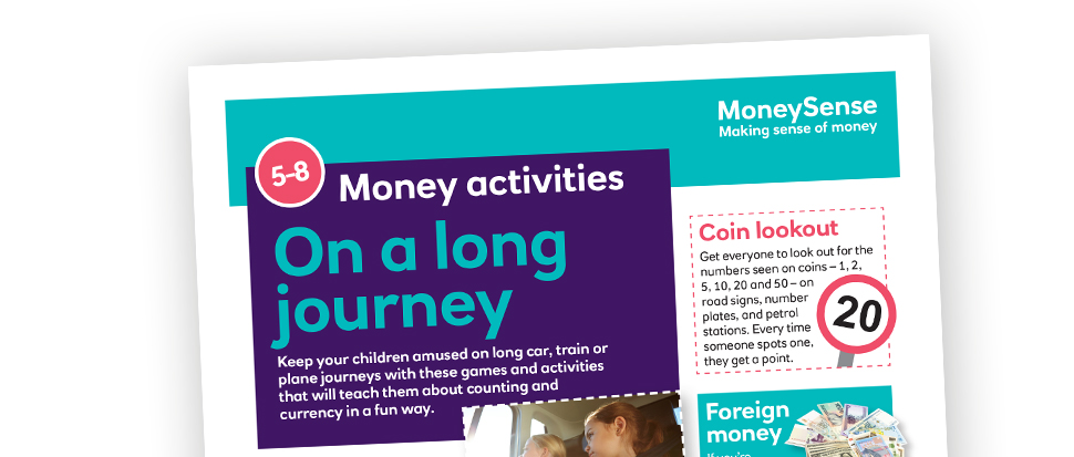 Money activities: On a long journey 