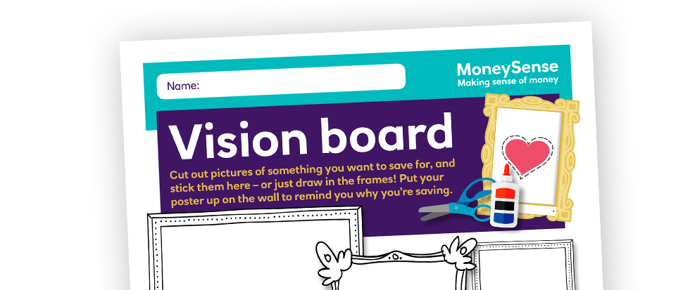Vision board poster