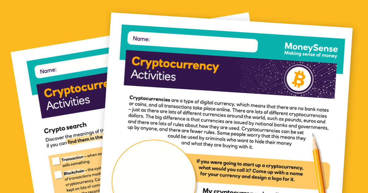 how crypto currency worksheets